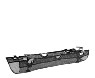 Mozos UCM-1 ORGANIZER KABLI POD BLAT BIURKA CZARNY - 1210384 - zdjęcie 4